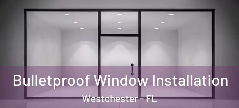  Bulletproof Window Installation Westchester - FL