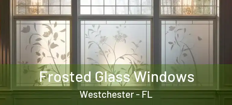 Frosted Glass Windows Westchester - FL