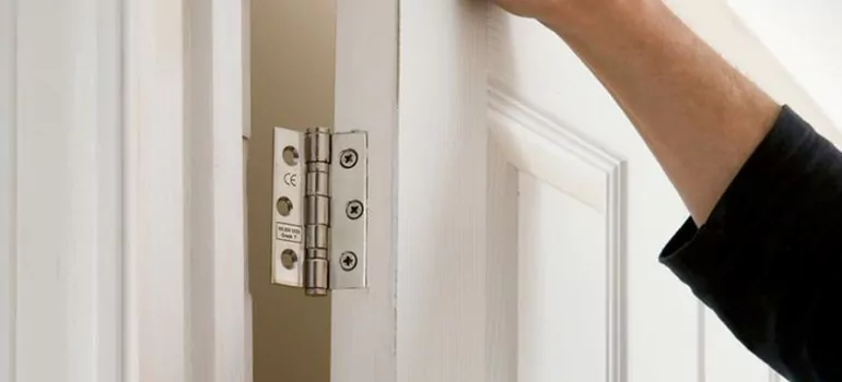 Bathroom Stall Door Hinge Repair in Westchester, FL