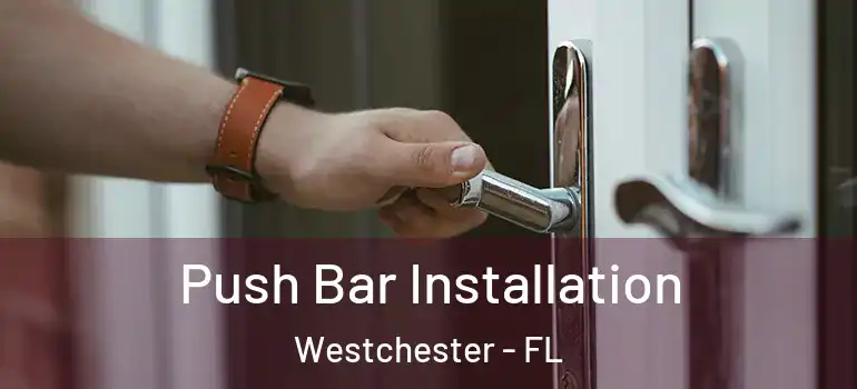  Push Bar Installation Westchester - FL