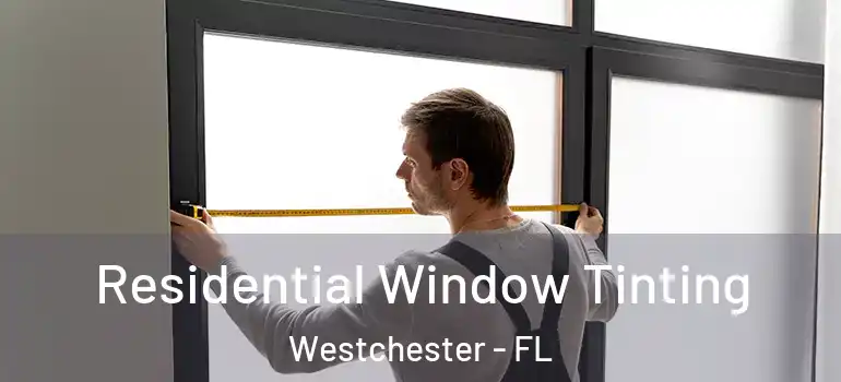  Residential Window Tinting Westchester - FL