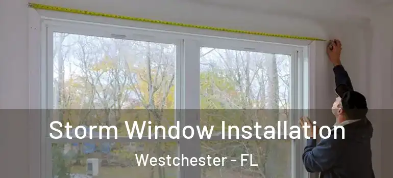  Storm Window Installation Westchester - FL